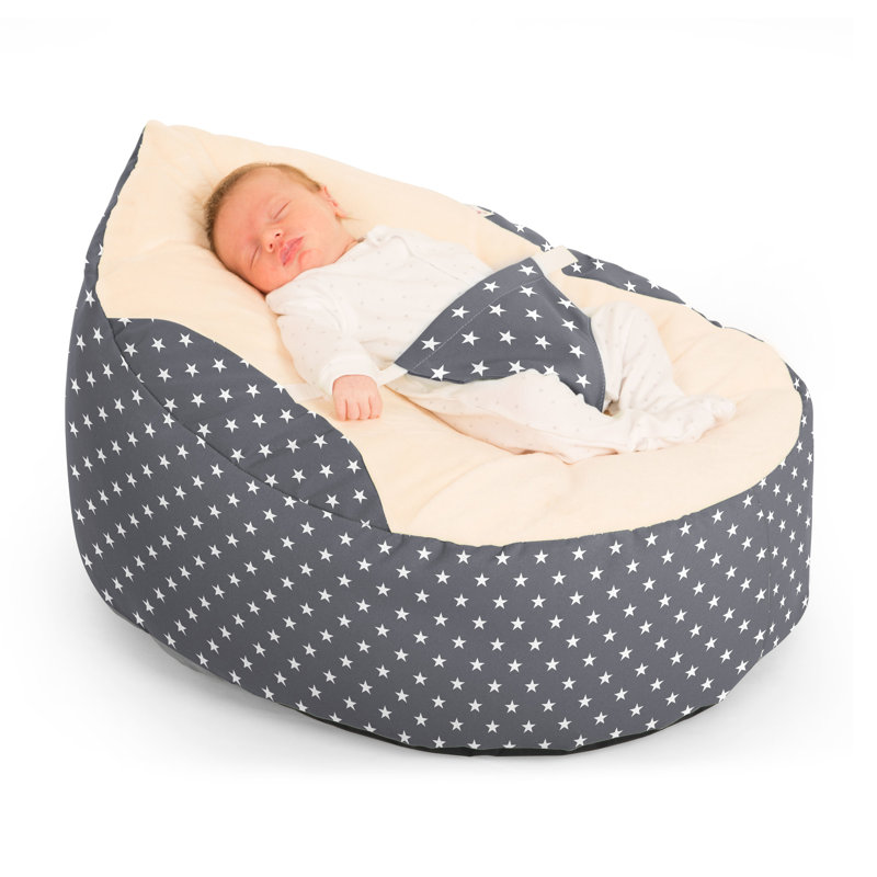 Mack + Milo Stars Baby Bean Bag Lounger Wayfair.co.uk